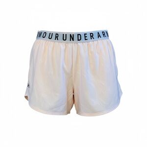 Under Armour Pink Athletic Shorts Lightweight Elastic Waist